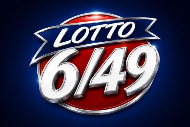 Format de Lotto 6/49 : 6/49, illustré par des numéros tirés