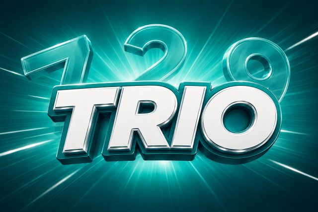 Format de Trio : 3 digits, illustré par des numéros tirés